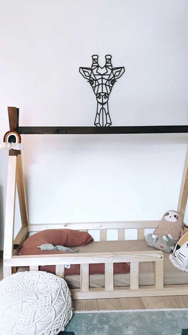 Girafe Origami en bois