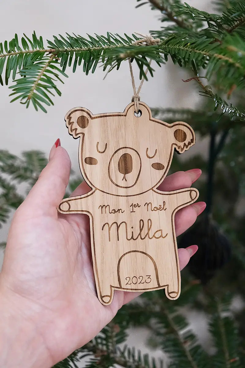 Boule Mon Premier Noël Personnalisable - Petit Koala