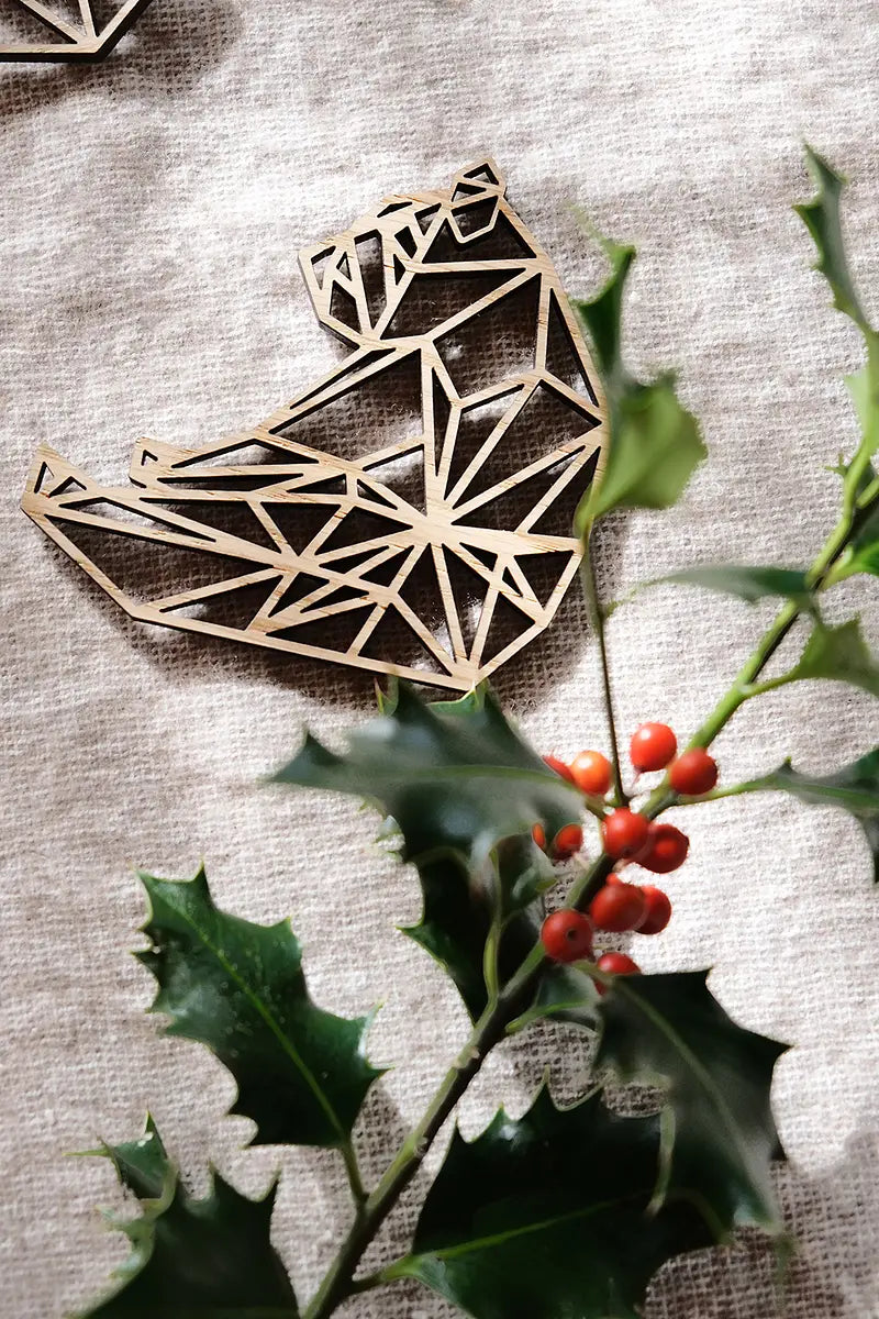Origami-Weihnachtskugeln