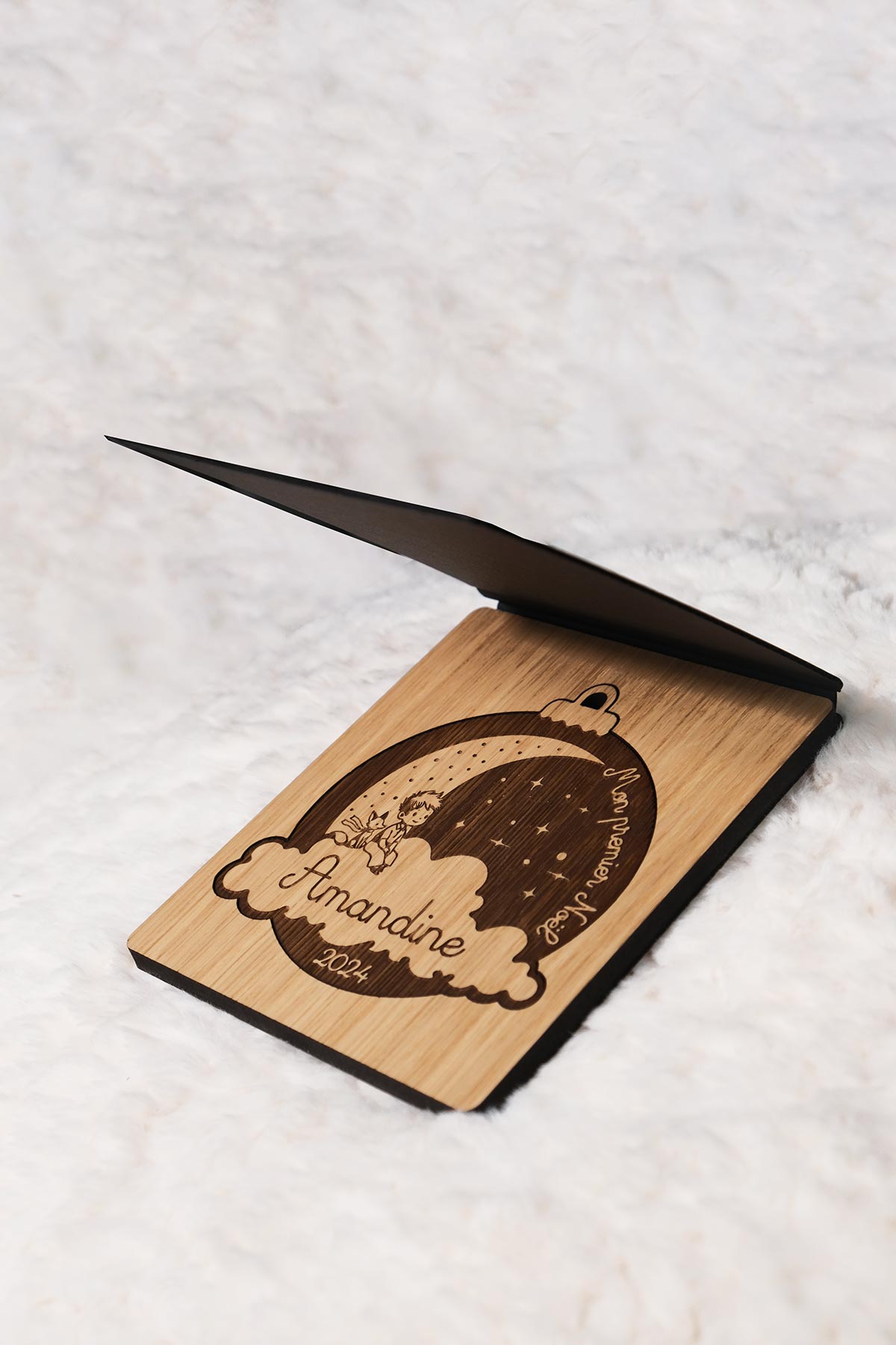 Boule sur la lune "Mon premier Noël"