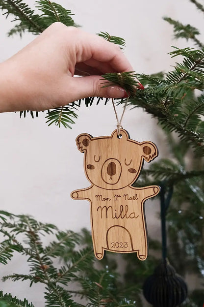 Personalizzabile La mia prima pallina di Natale - Piccolo Koala