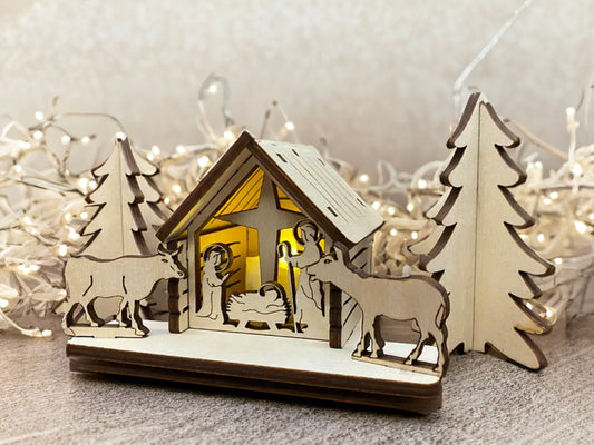 Presepe luminoso