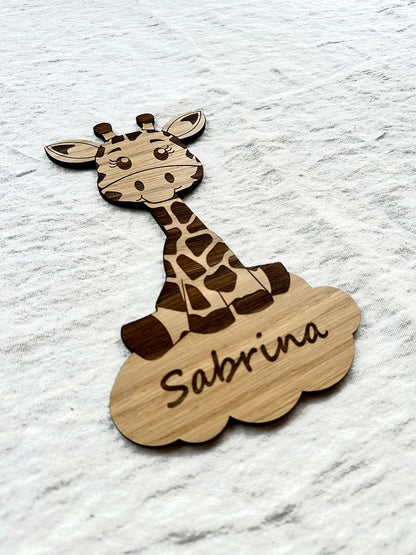 Girafe sur son nuage
